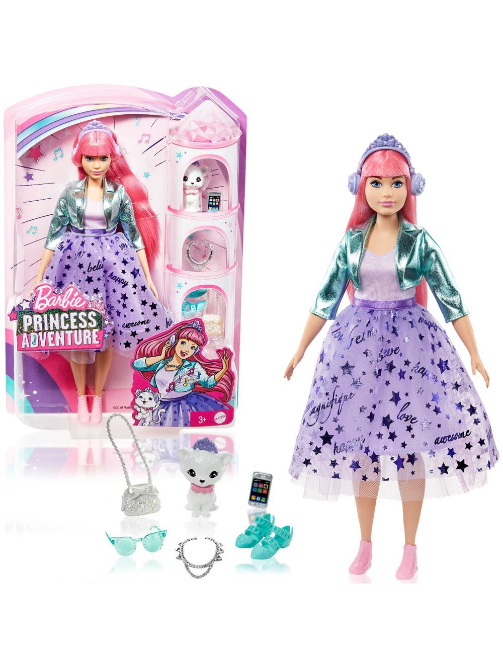 Barbie Modern Princess Deluxe Doll Purple